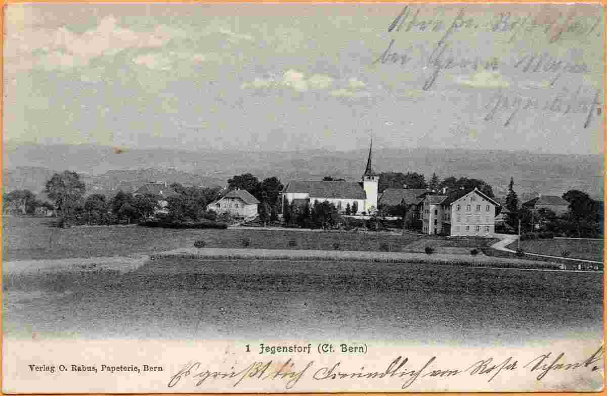 Panorama von Jegenstorf, 1906