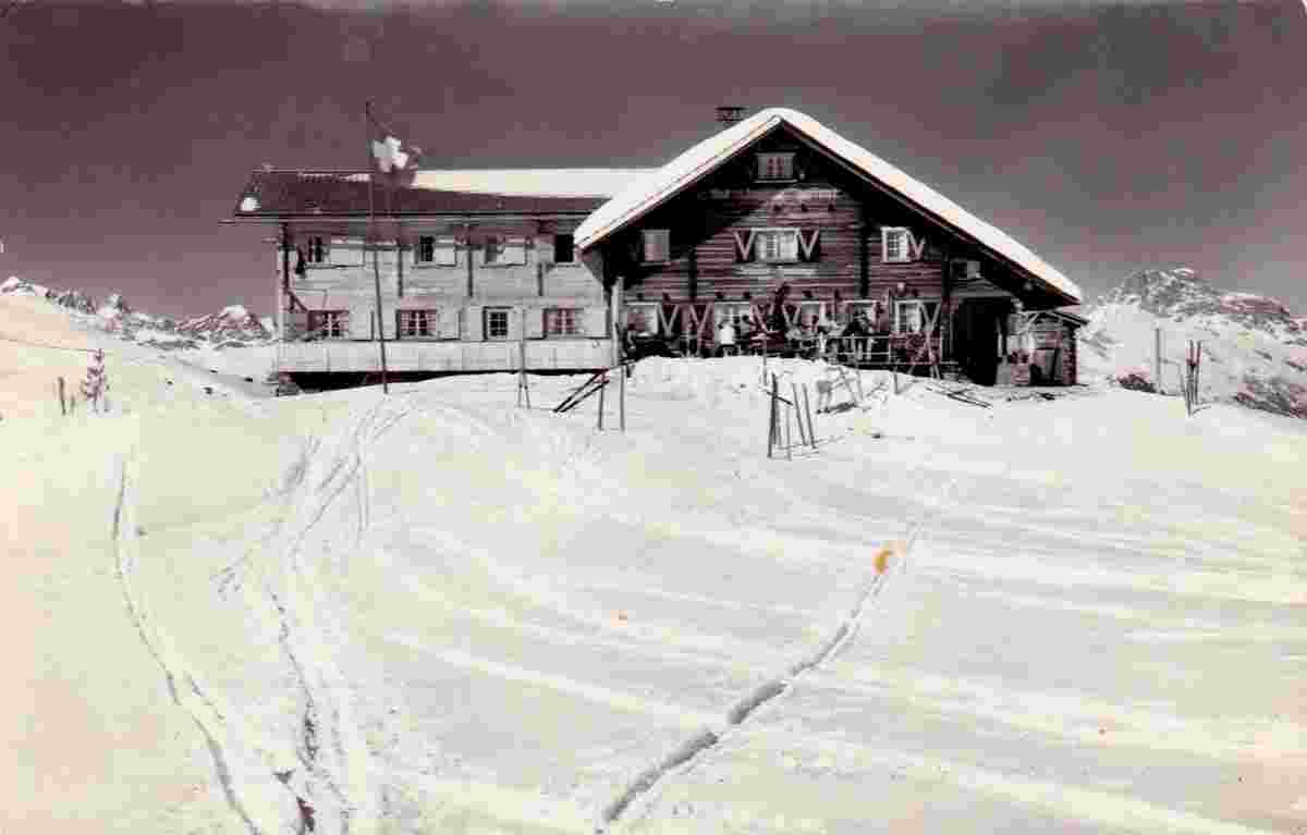 Jenaz. Fideris und Jenaz - Gasthaus Heuberge, 1963
