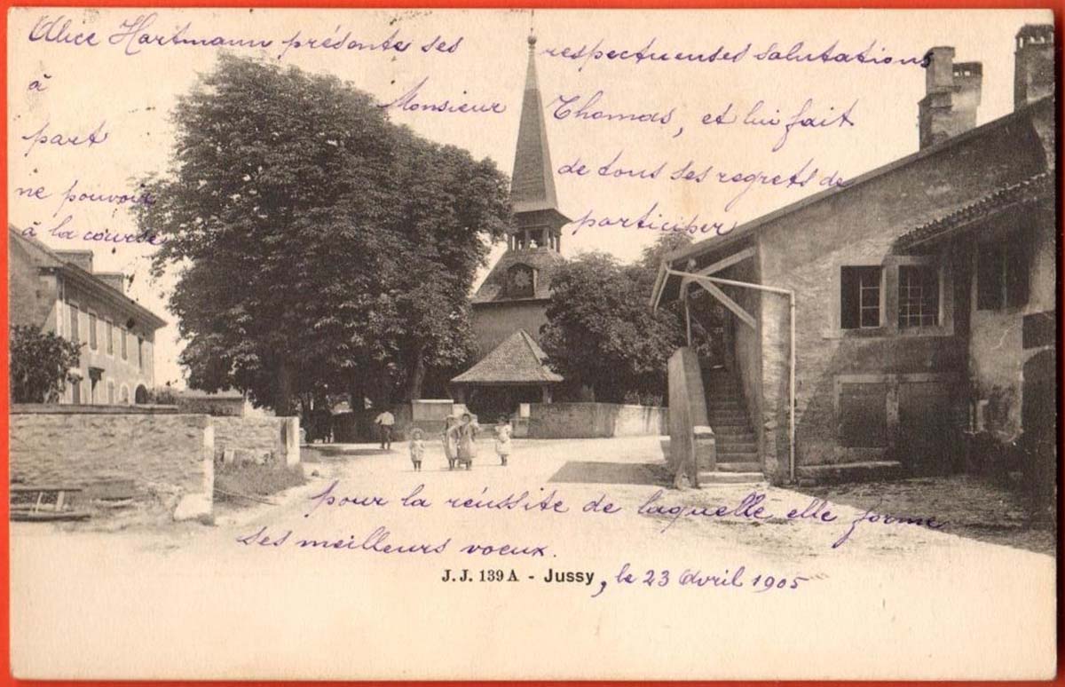 Jussy. Centre du Village, 1905