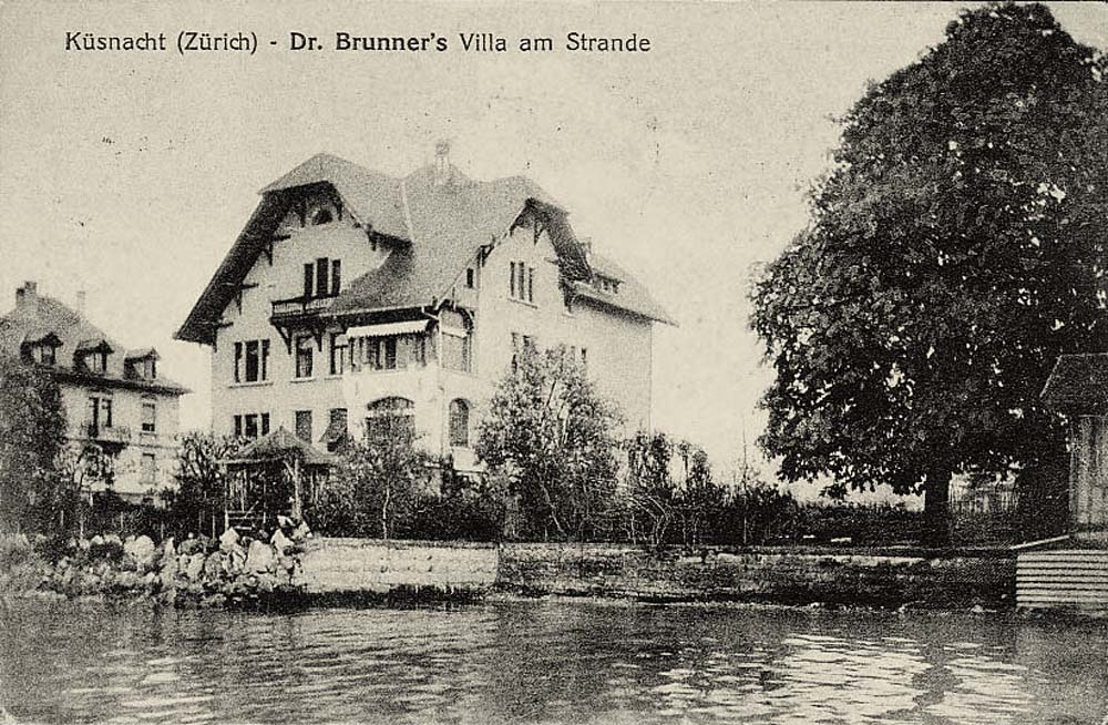Küsnacht. Dr. Brunner's villa am Strande