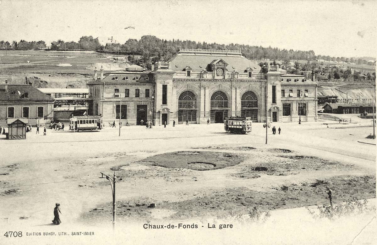 La Chaux-de-Fonds. La gare