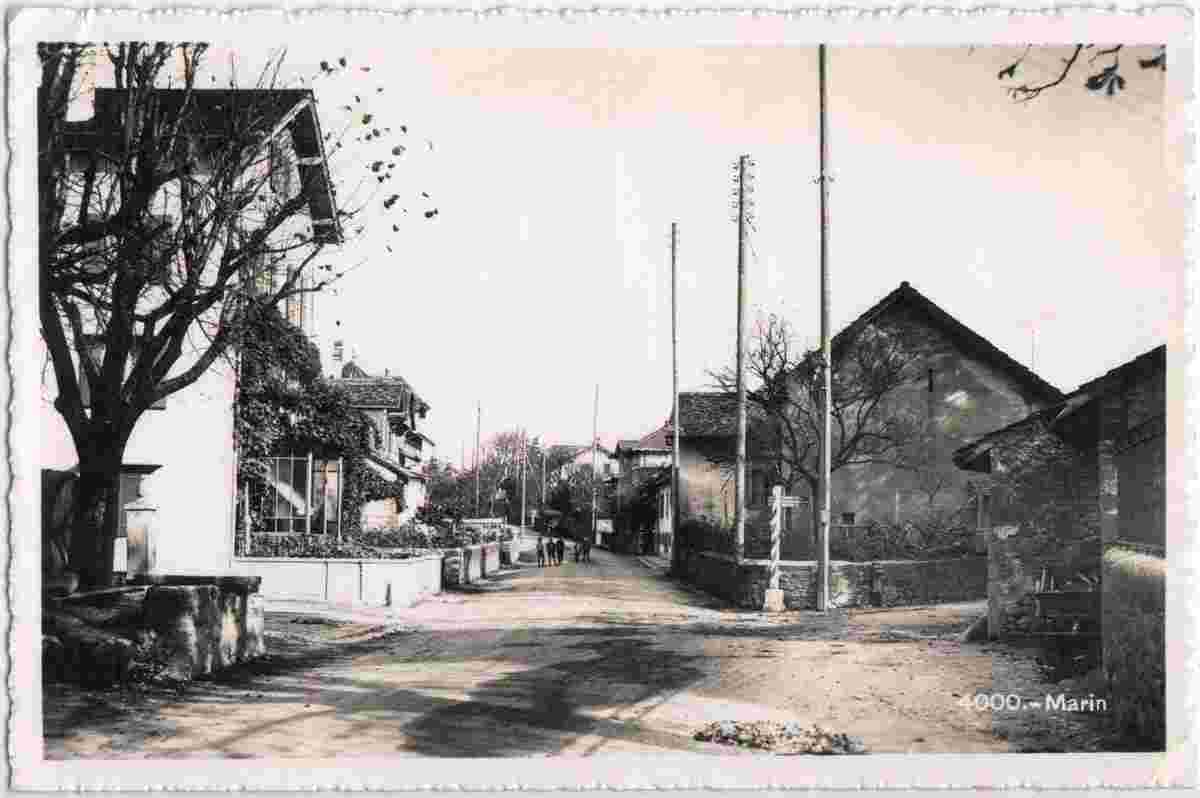 La Tène. Marin - Panorama du Rue, 1943