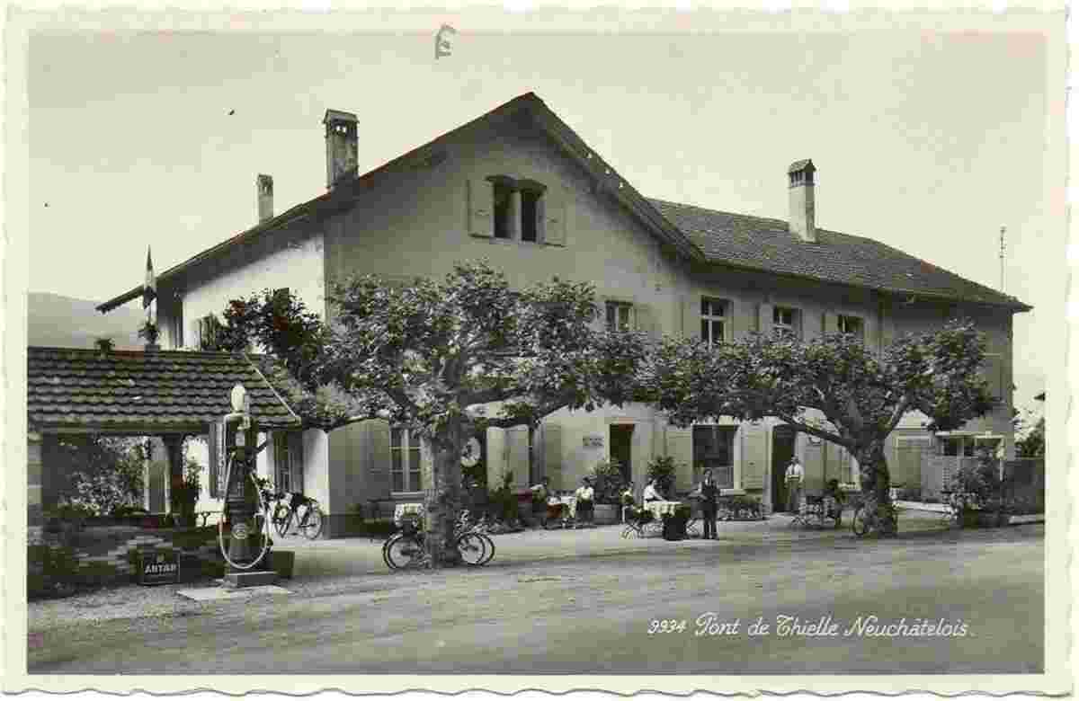 La Tène. Thielle - Hôtel du Verger, 1930