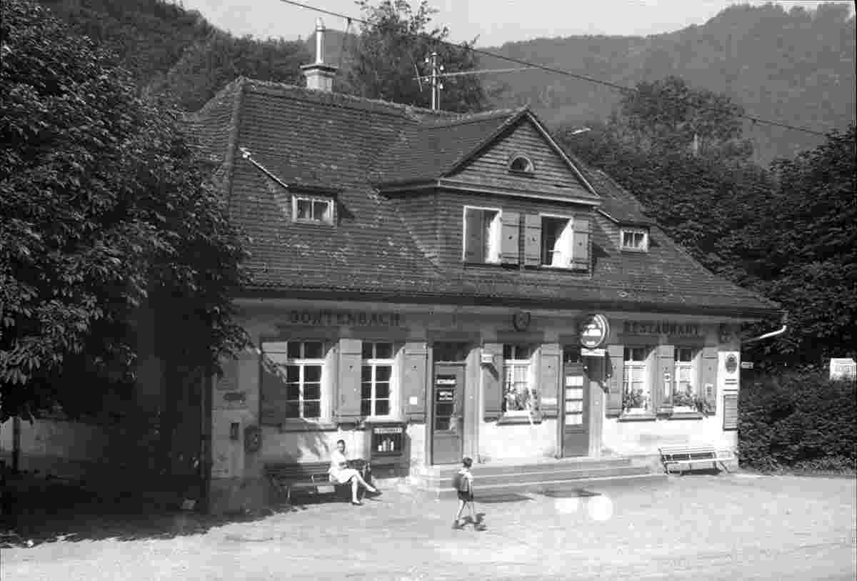 Langnau am Albis. Gontenbach Restaurant, 1971