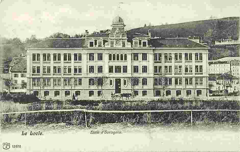 Le Locle. Ecole d'Horlogerie, 1905