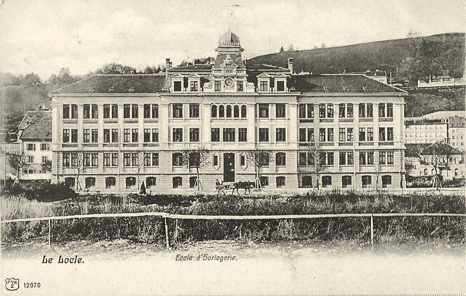 Le Locle. Ecole d'Horlogerie (Technicum), 1905