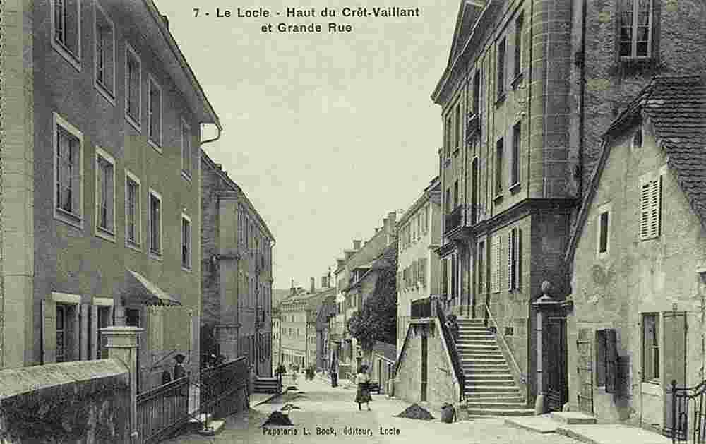 Le Locle. Haut du Crêt-Vaillant et Grand Rue