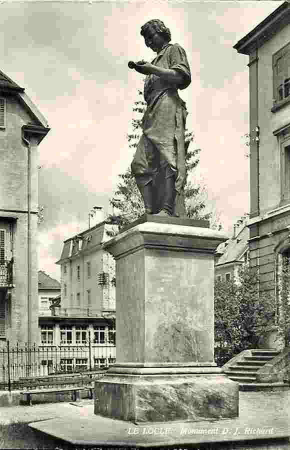 Le Locle. Monument de Daniel Jean Richard