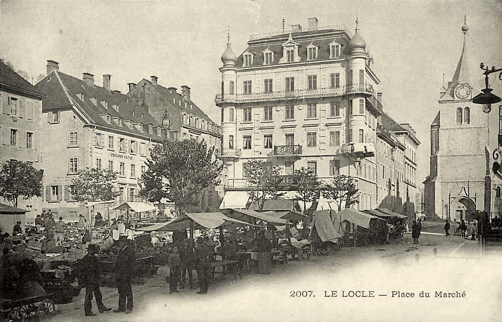 Le Locle. Place du Marché