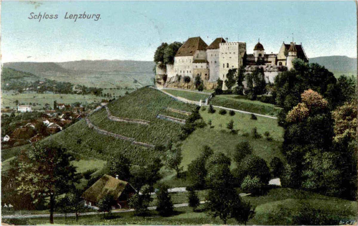 Lenzburg. Schloss, 1910