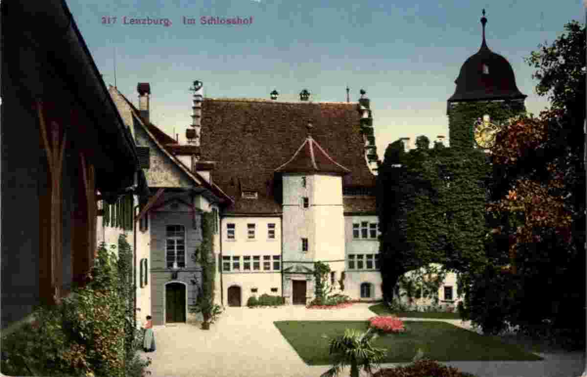 Lenzburg. Schlosshof, 1913