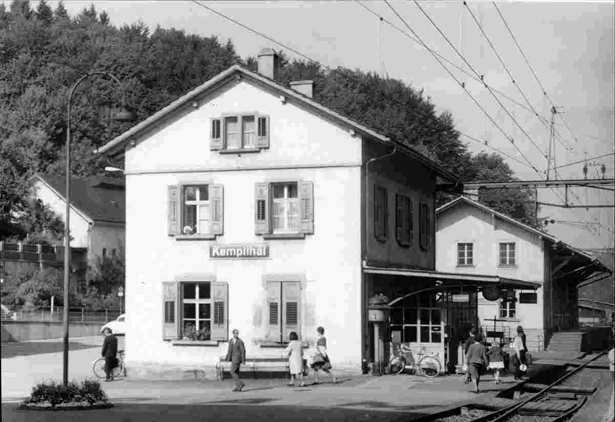 Lindau. Kemptthal, Bahnhof, 1955