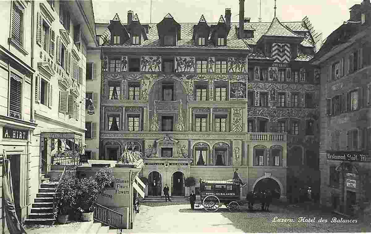 Luzern. Hotel des Balances