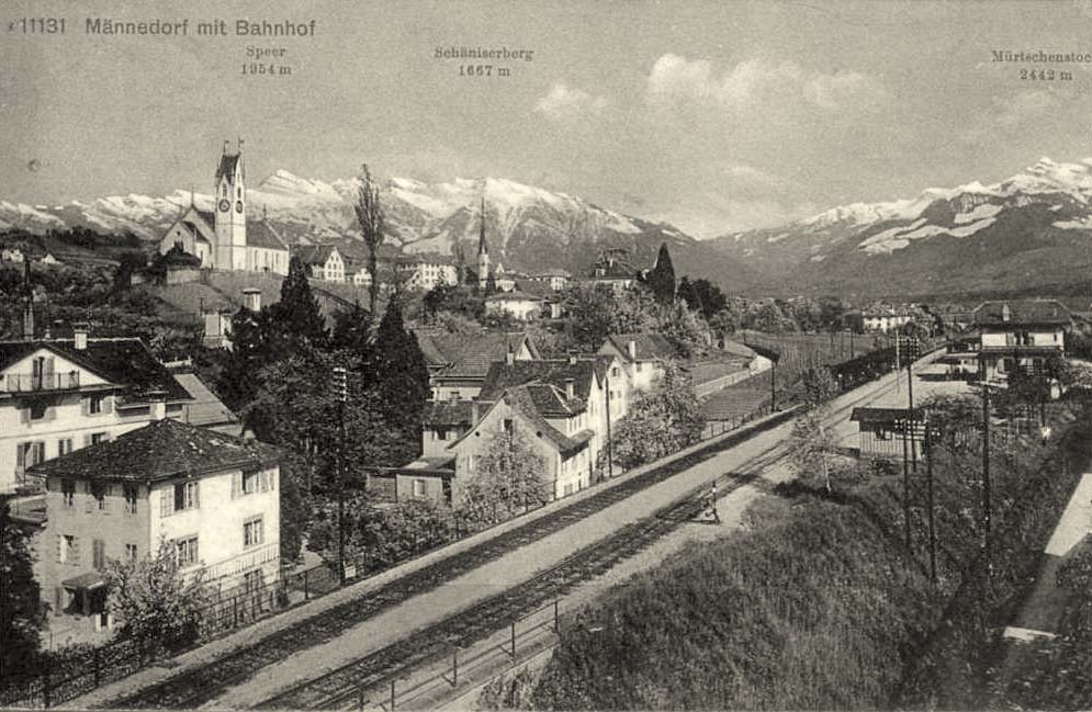 Männedorf. Bahnhof