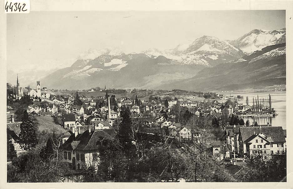 Männedorf. Panorama der Stadt