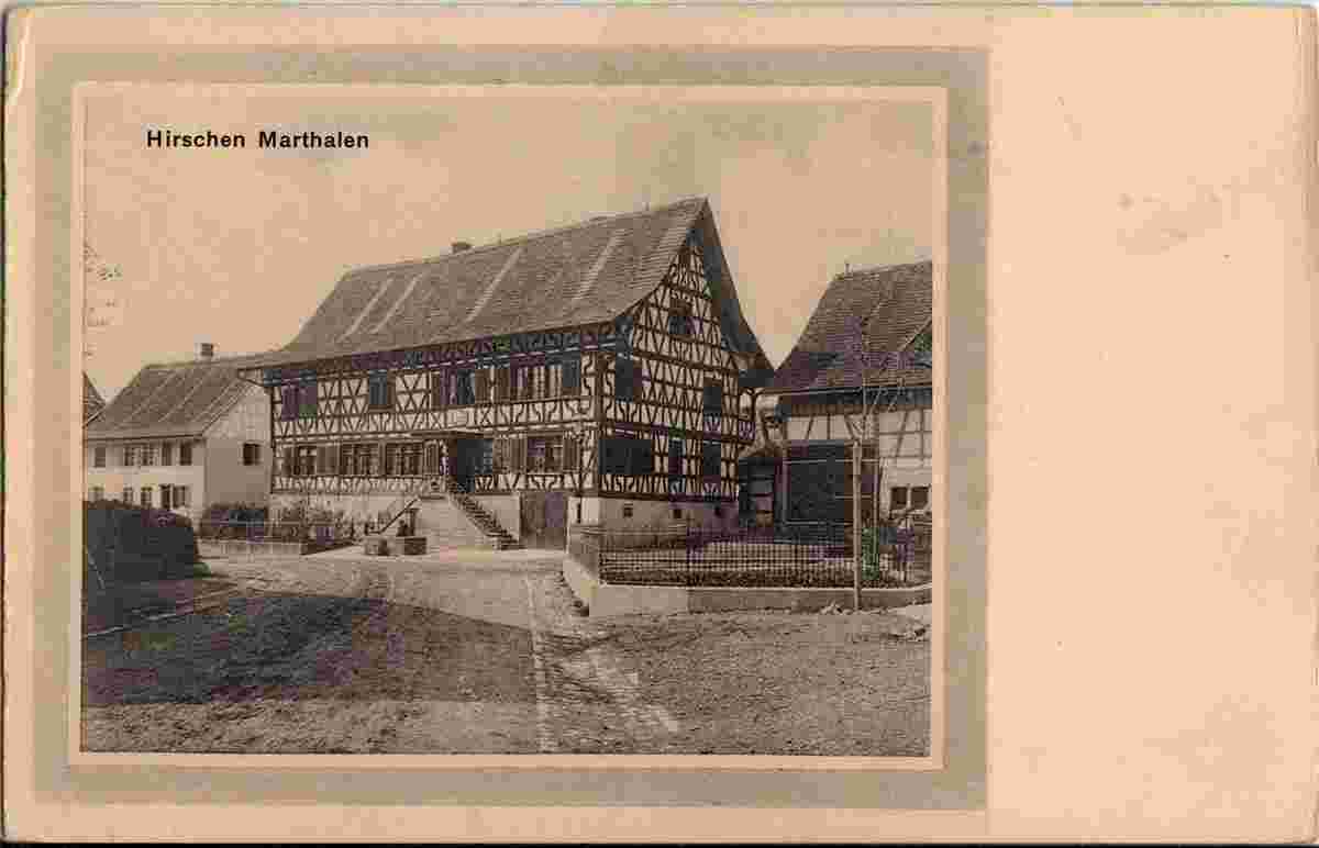 Marthalen. Hirschen Marthalen, Riegelhaus
