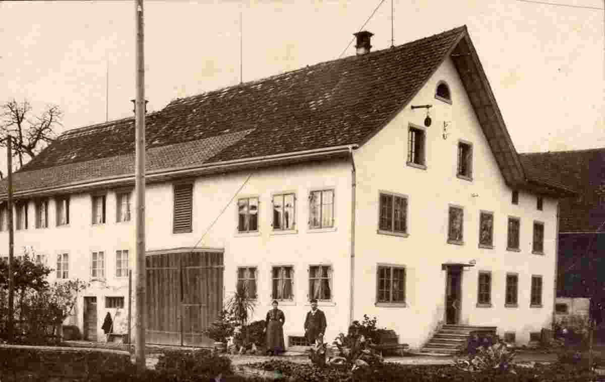Mönchaltorf. Blick auf Dorf Gebäude, 1912