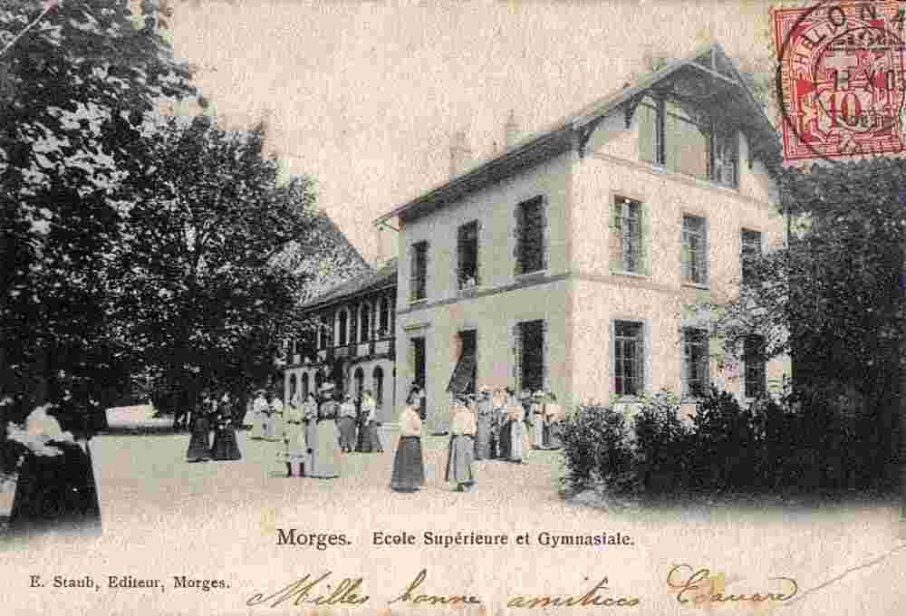 Morges. Ecole Supérieure et Gymnasiale, 1905
