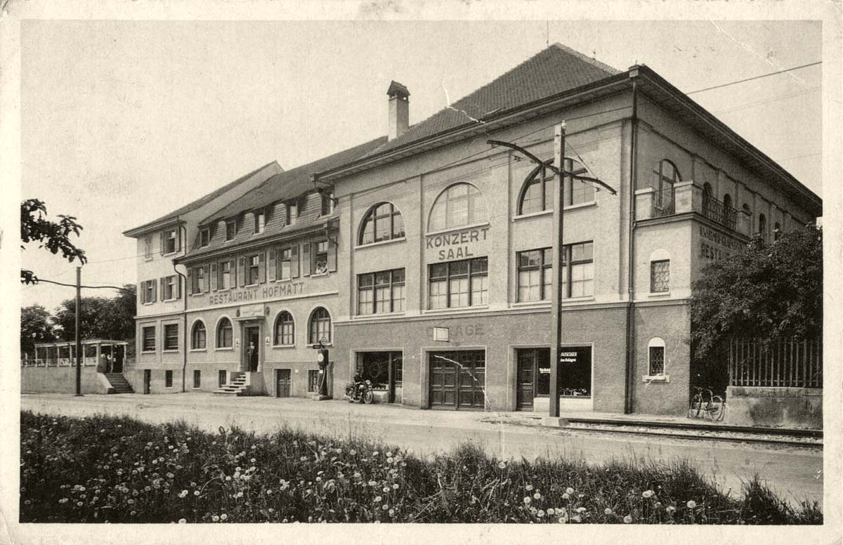 Münchenstein. Restaurant Hofmatt, Konzertsaal, 1933