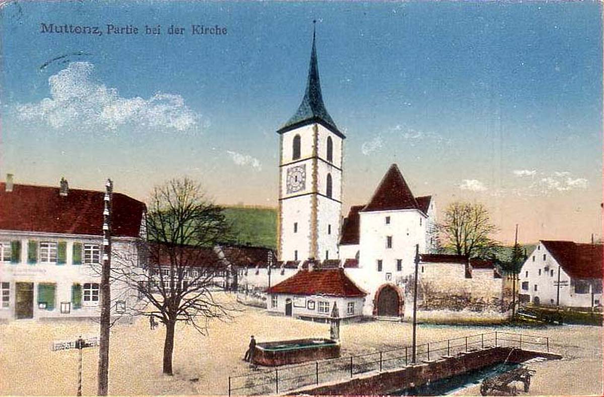 Muttenz. Kirche, 1918