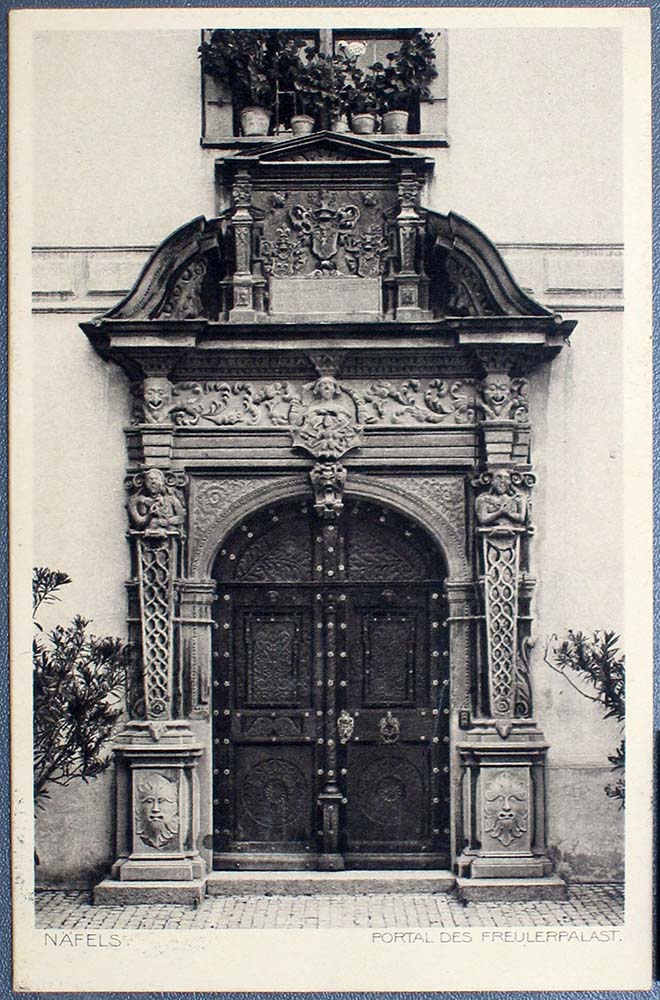Näfels. Freulerpalast, Portal, 1919