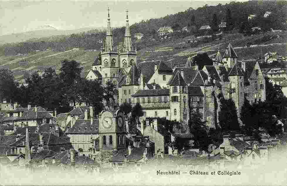 Neuenburg. Château et Collégiale