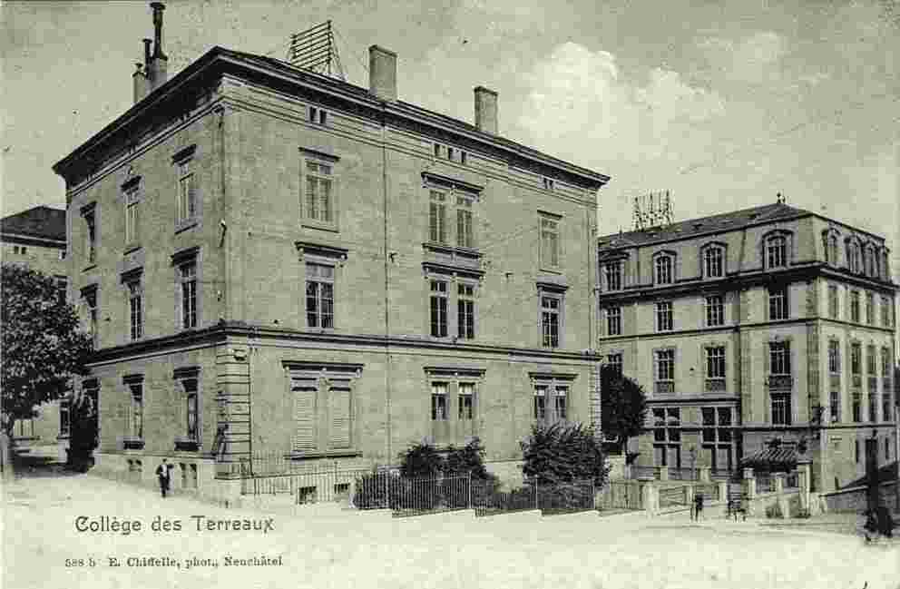 Neuenburg. Collège des Terreaux, 1900