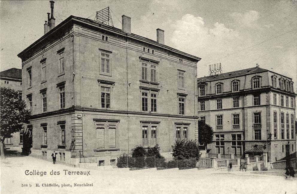 Neuenburg (Neuchâtel). Collège des Terreaux, 1900