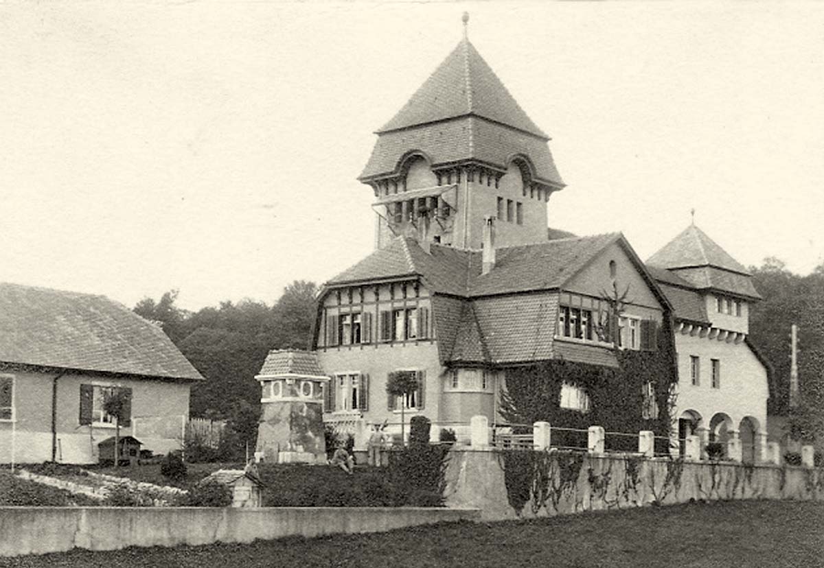 Neuhausen am Rheinfall. EKS Unterwerk am Galgenbuck, 1913