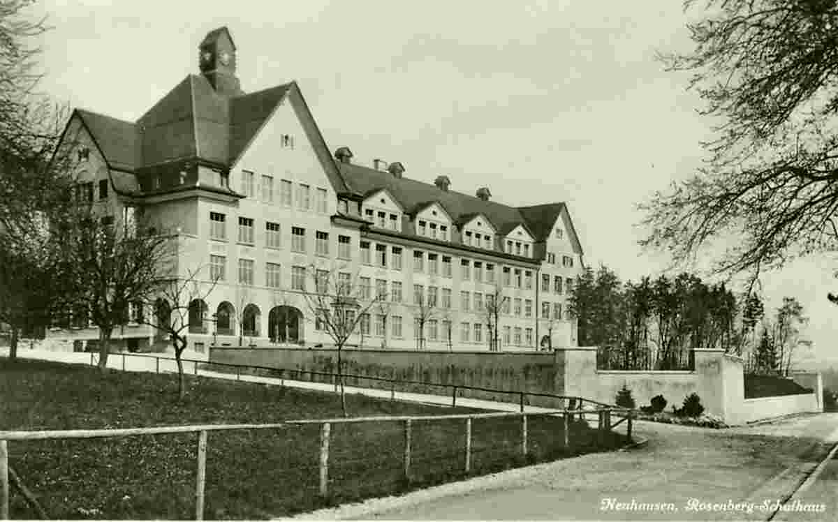 Neuhausen am Rheinfall. Rosenberg-Schulhaus, 1937