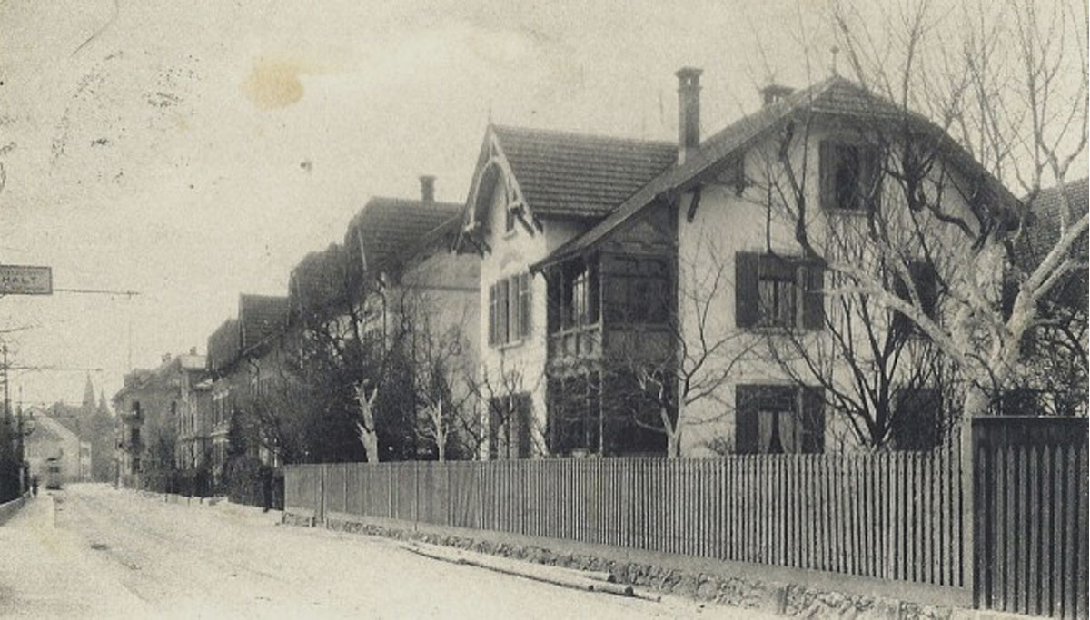 Neuhausen am Rheinfall. Zentralstrasse, 1915