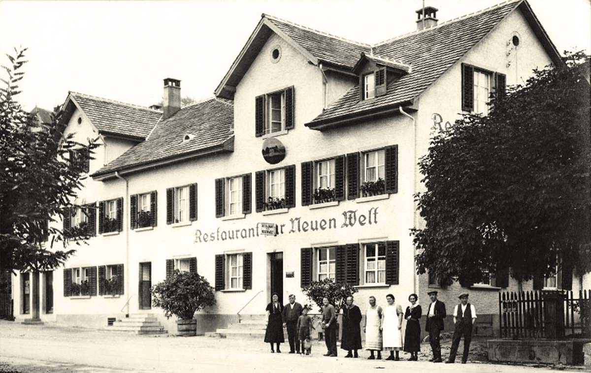 Neuhausen am Rheinfall. Zollstraße, Restaurant zur Neuen Welt