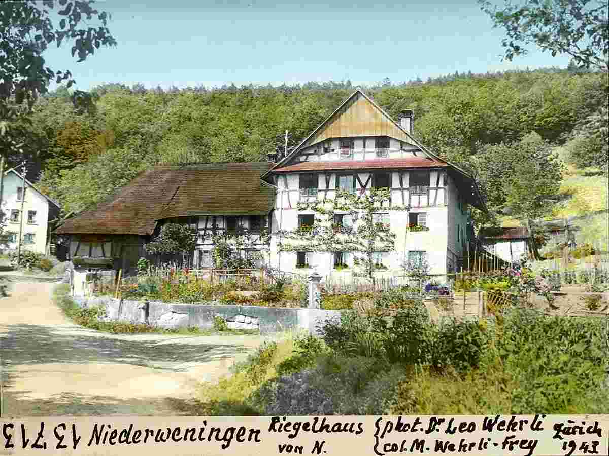 Niederweningen. Riegelhaus, 1943