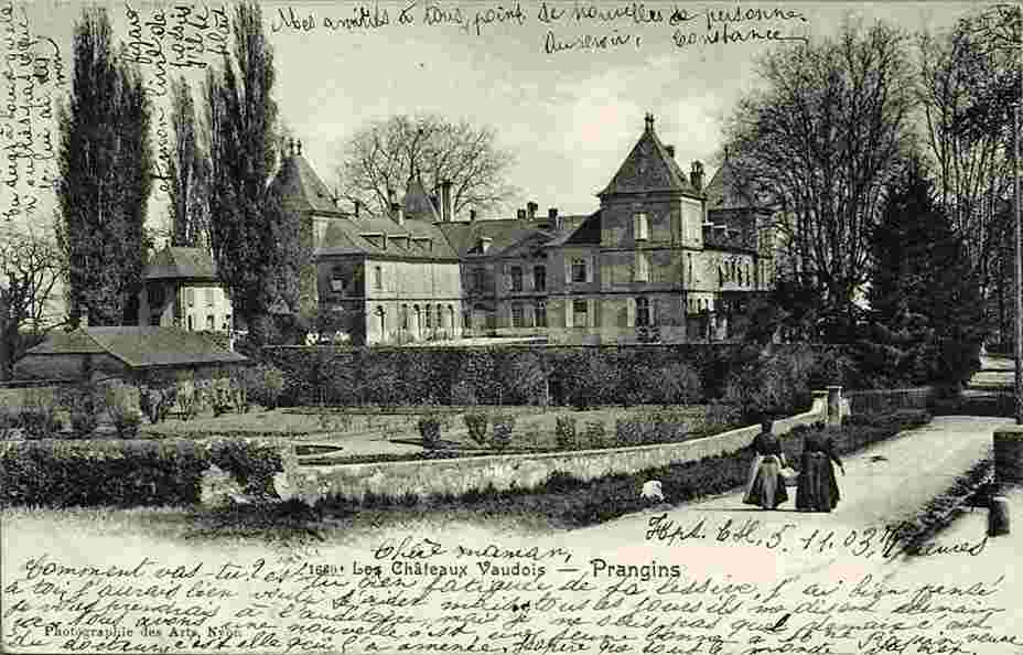 Nyon. Château de Prangins près de Nyon, 1903