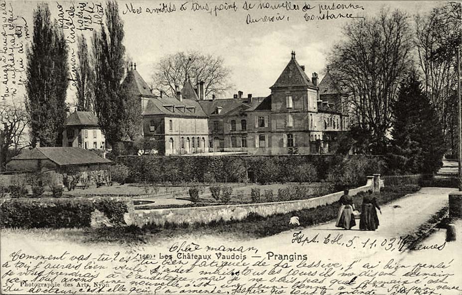 Château de Prangins près de Nyon, 1903