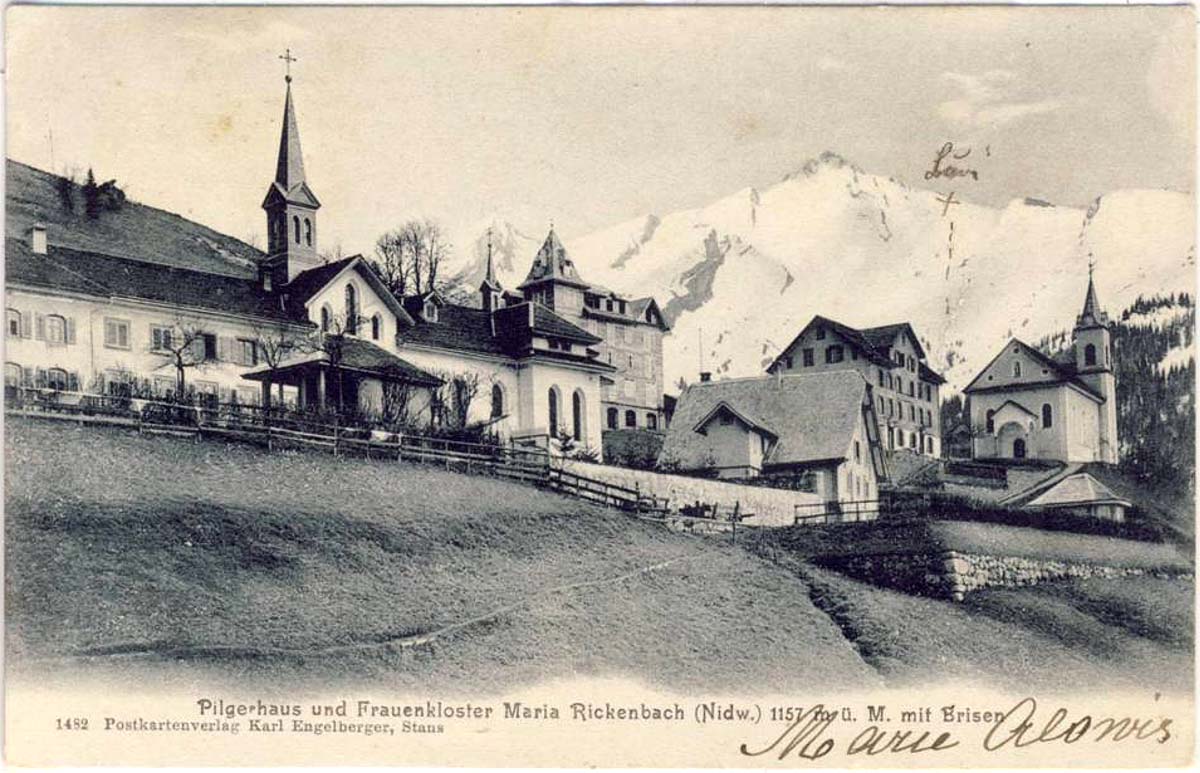 Oberdorf NW. Niederrickenbach - Maria-Rickenbach-Frauenkloster, 1910