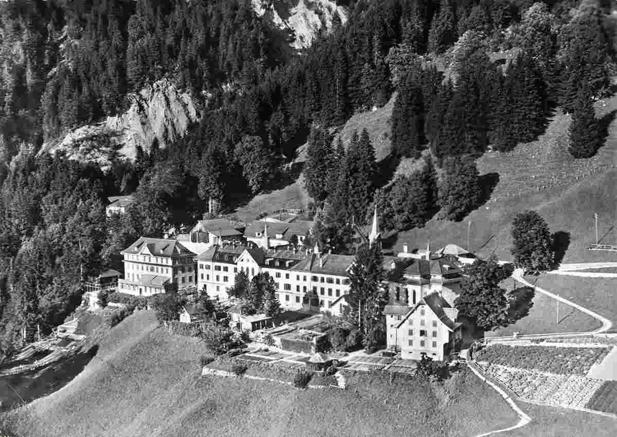 Oberdorf. Niederrickenbach - Frauenkloster mit Institut Maria-Rickenbach, um 1950