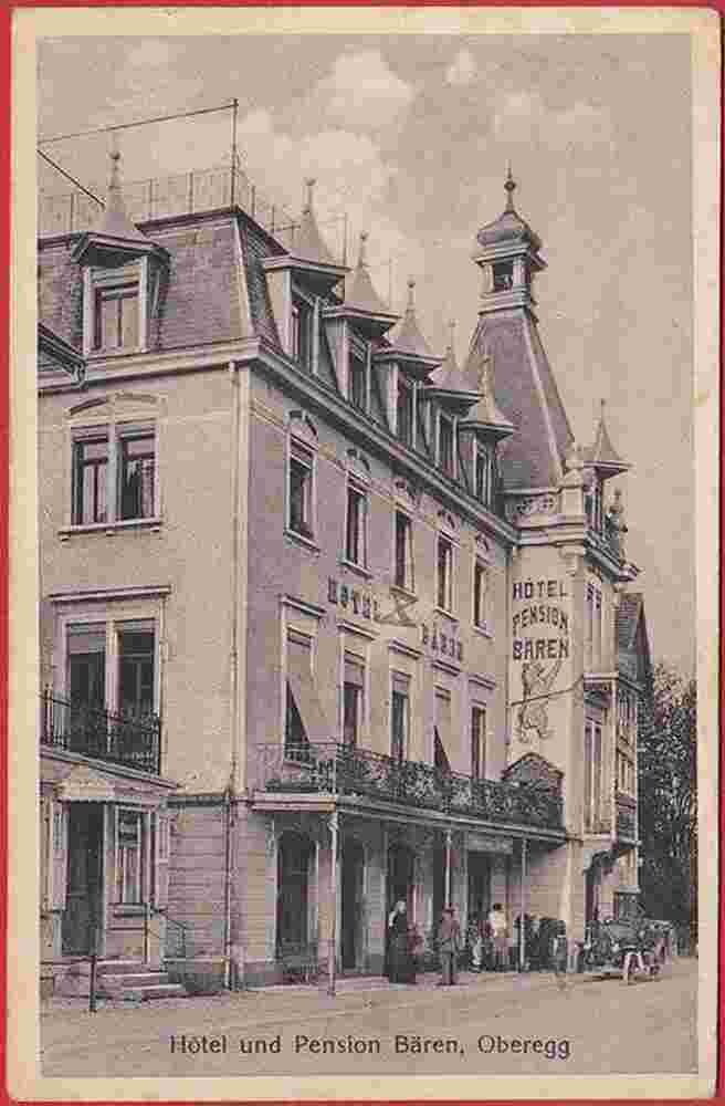 Oberegg. Hotel Pension 'Bären', 1919