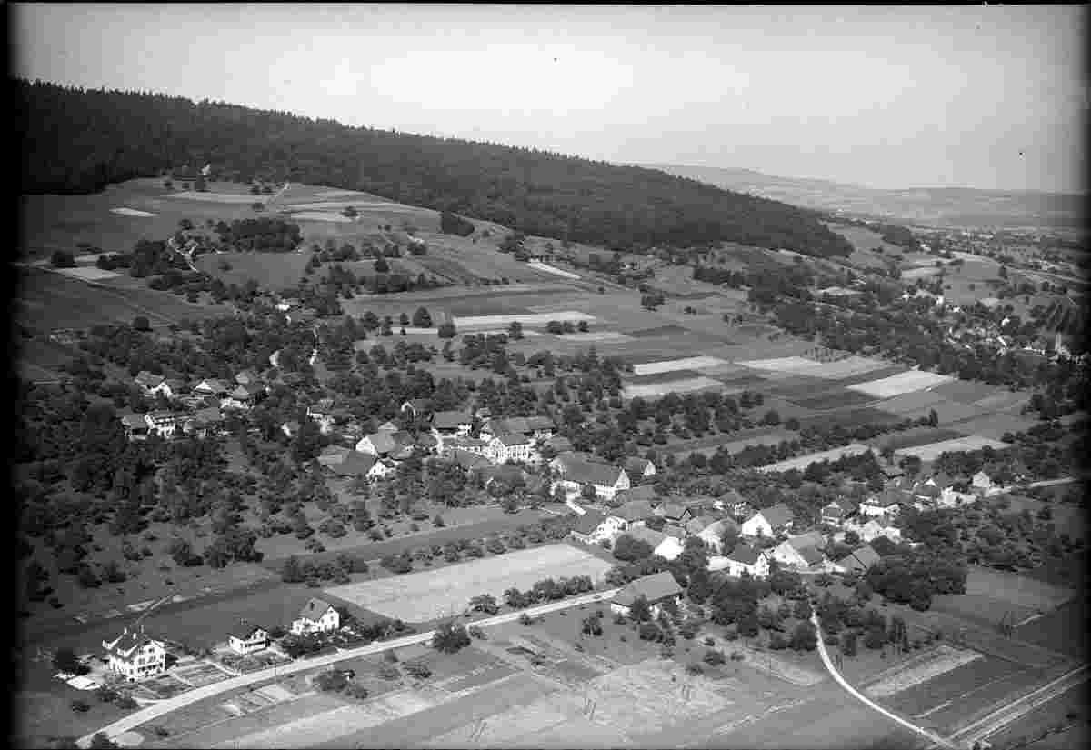 Blick auf Oberweningen, 1948