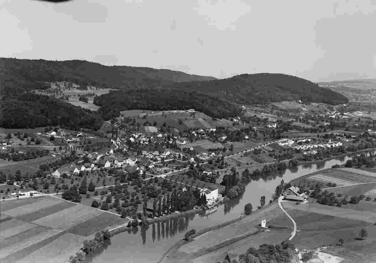 Blick auf Oetwil an der Limmat, 1957