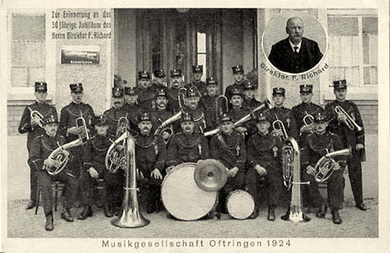 Oftringen. Musikgesellschaft, 1924