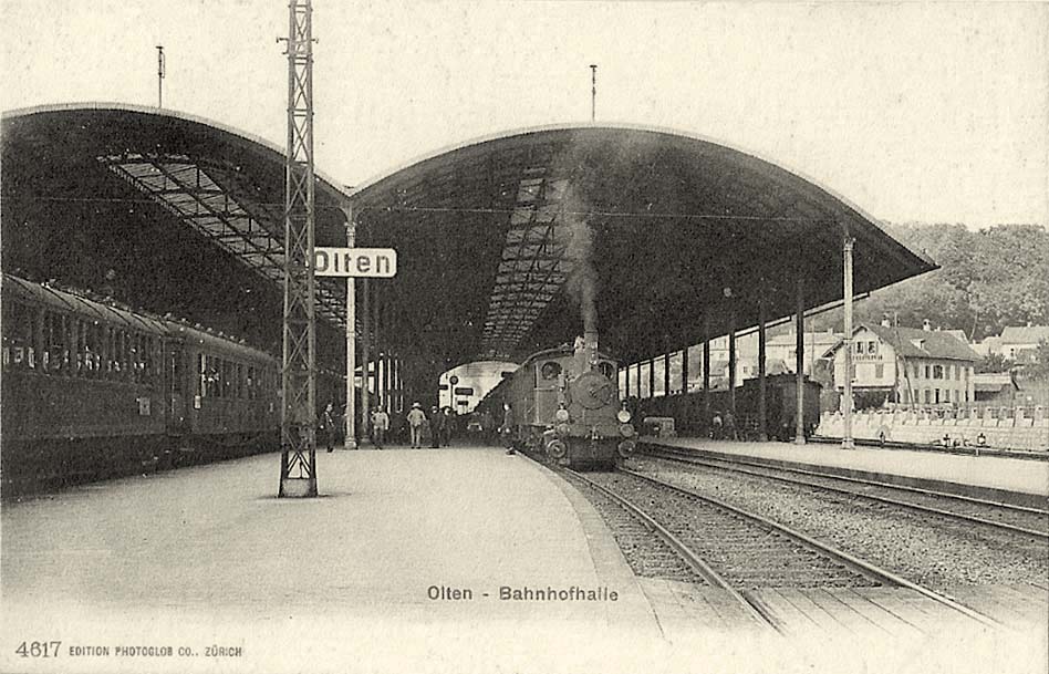 Olten. Bahnhofhalle, 1910