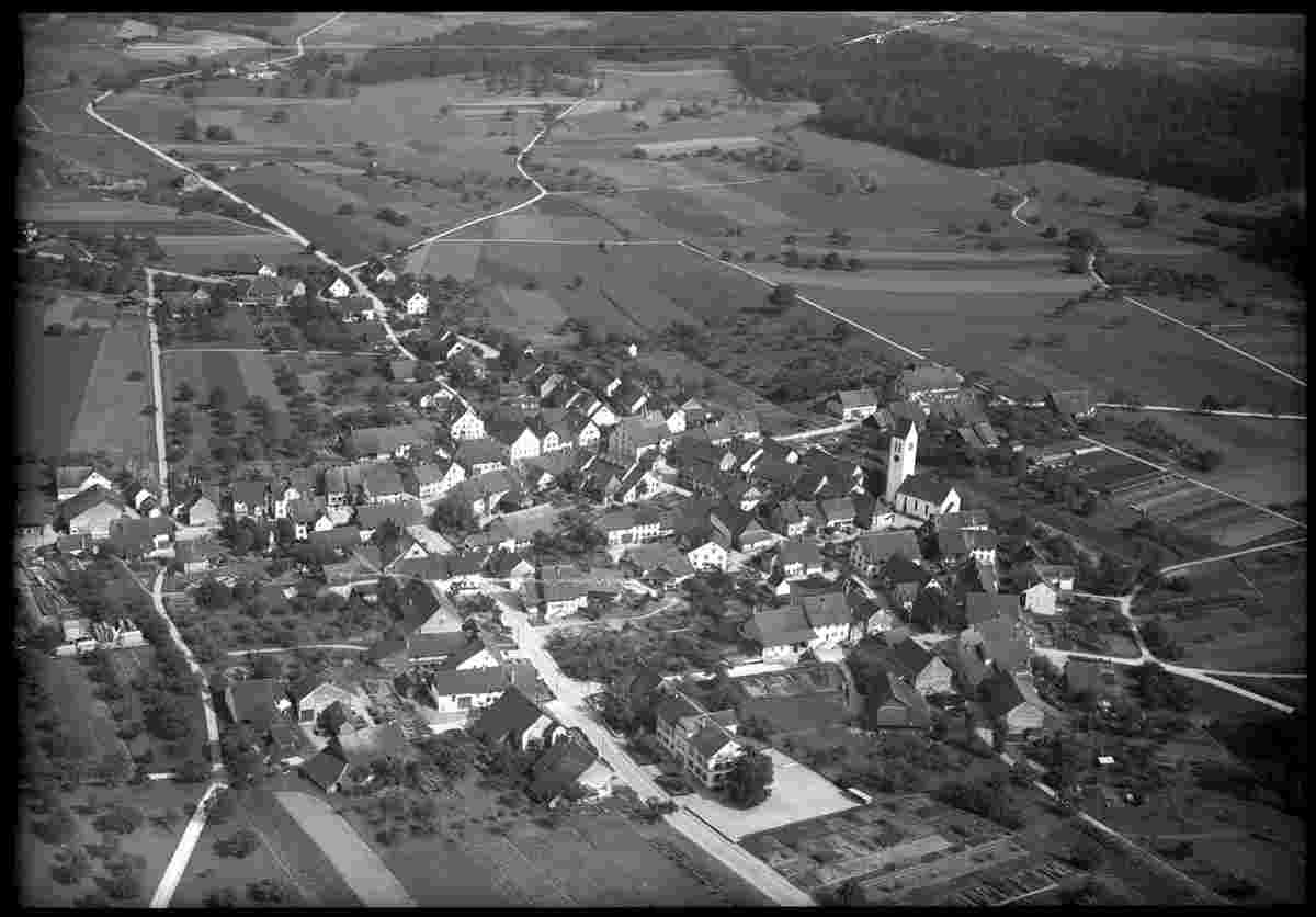Blick auf Ossingen, 1947