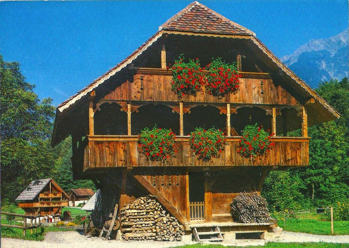 Ostermundigen. Freilichtmuseum, Bauernhaus von Ostermundigen, um 1980