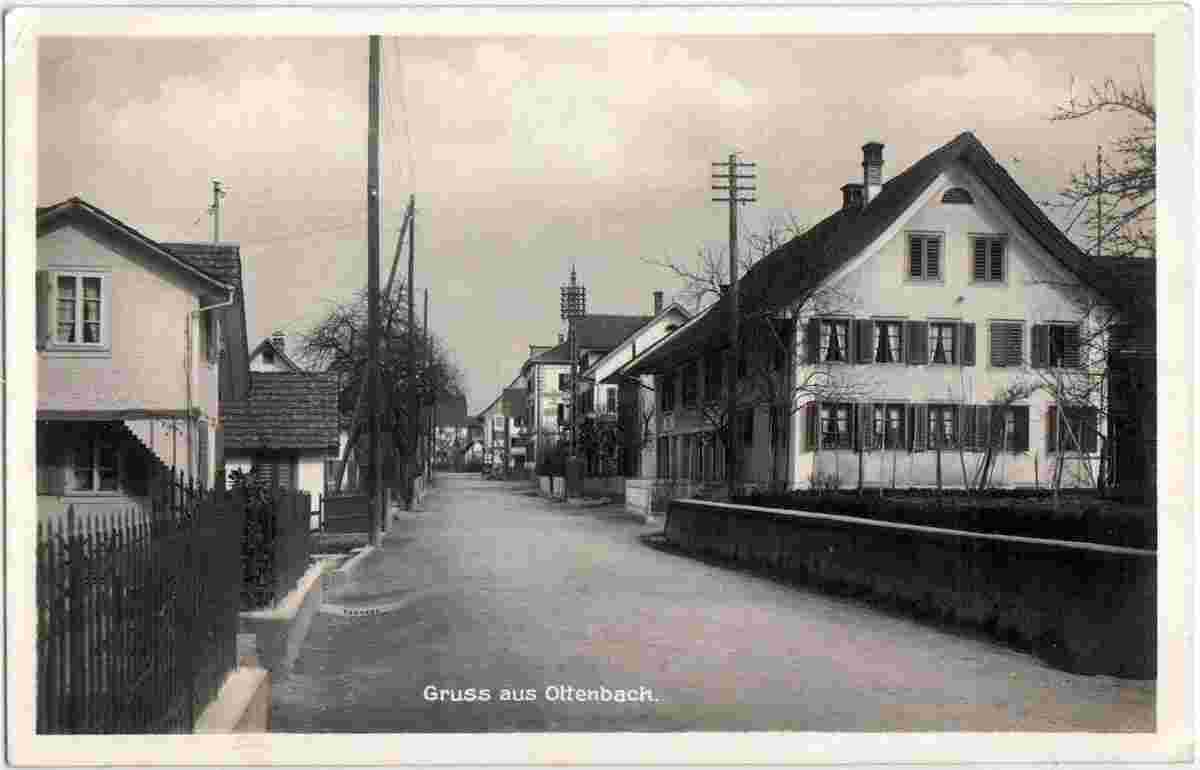 Ottenbach. Dorfstraße, 1929