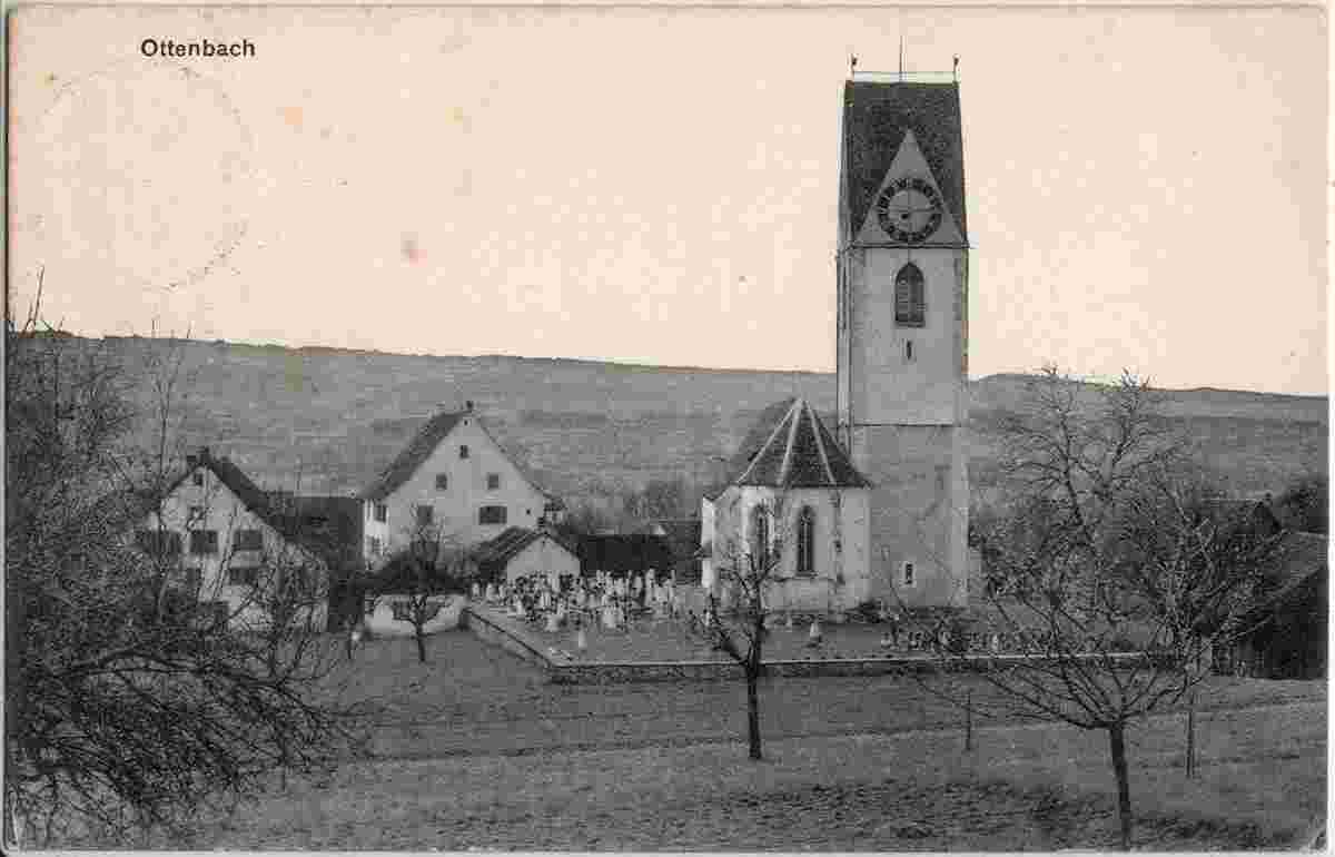 Ottenbach. Kirche, 1908