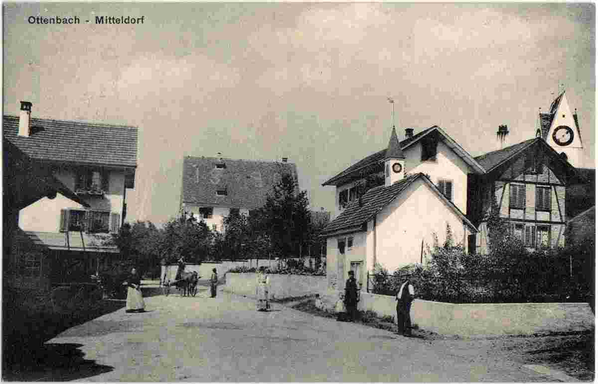 Ottenbach. Mitteldorf, 1913