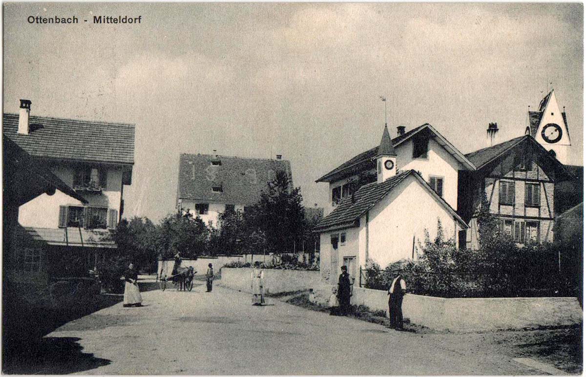 Ottenbach ZH. Mitteldorf, 1913
