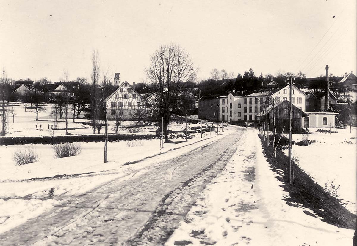 Ottenbach ZH. Seidenweberei, 1911