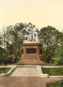 Basel. The Monument of Strasburg, circa 1890